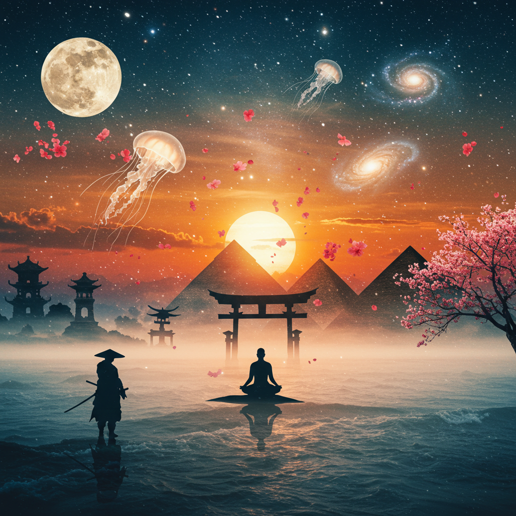 Mystic Vibes T-Shirts – Samurai, Fantasy & Cosmic Art Tees