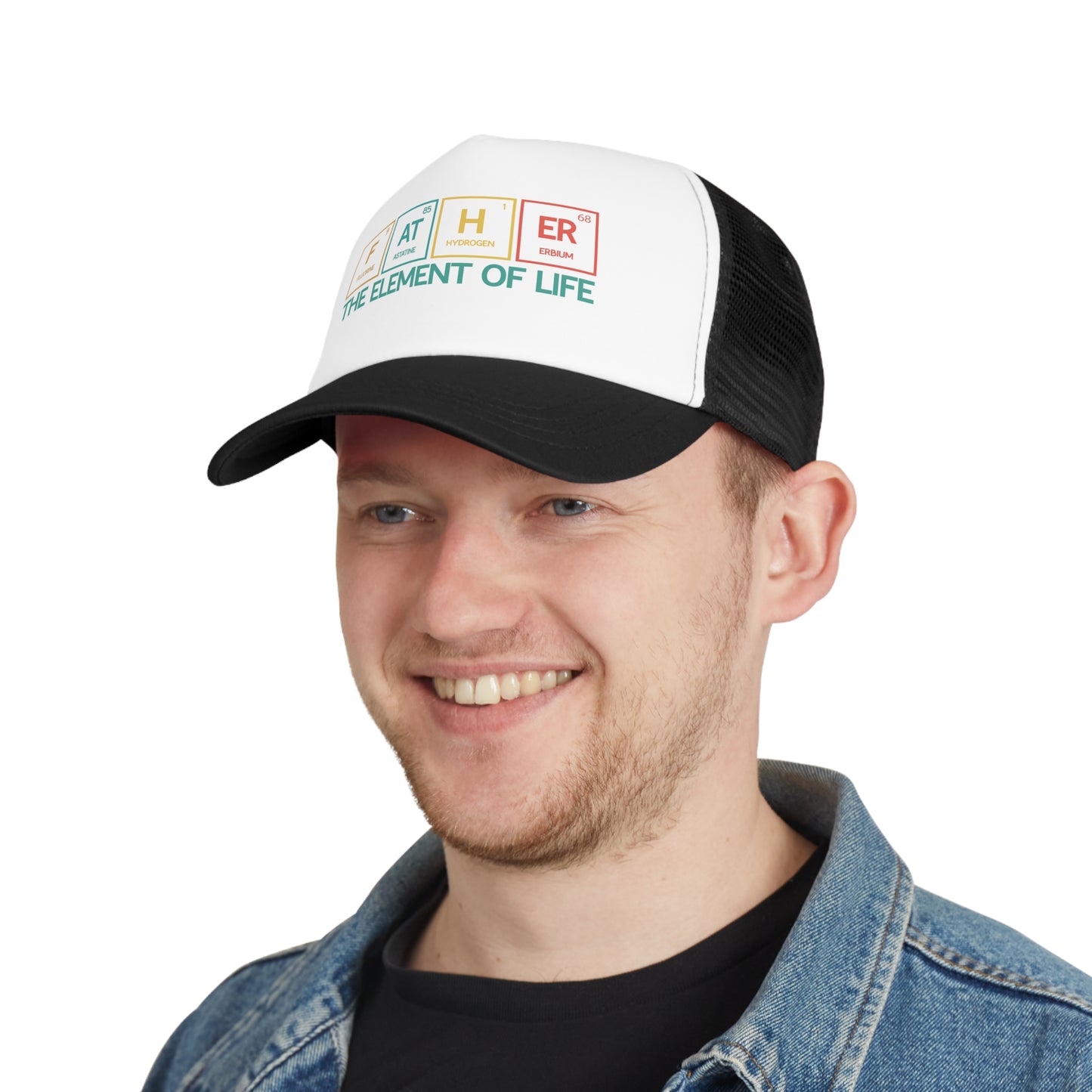 Funny Dad Trucker Hat – “Father: Element of Life” | Cool Father’s Day Gift