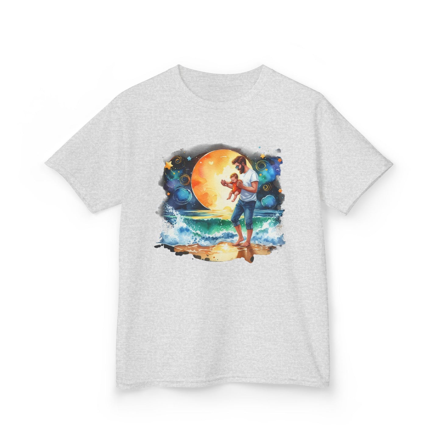 Kids Tee Daddy’s Little Star Adventure Night Sky Graphic T-Shirt