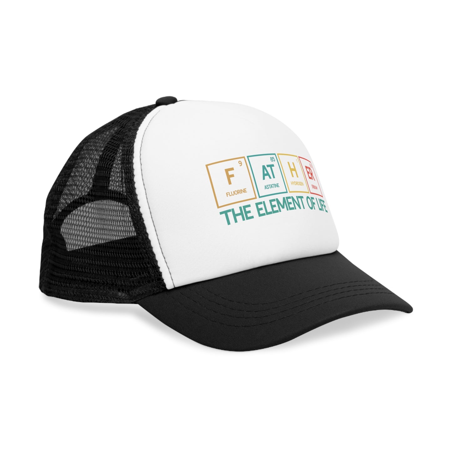 Funny Dad Trucker Hat – “Father: Element of Life” | Cool Father’s Day Gift
